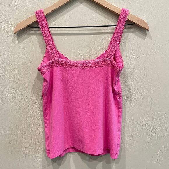 Lilly Pulitzer Vintage Y2K Cami Tank Top Fuchsia Pink - Size: Small - Picture 2 of 7